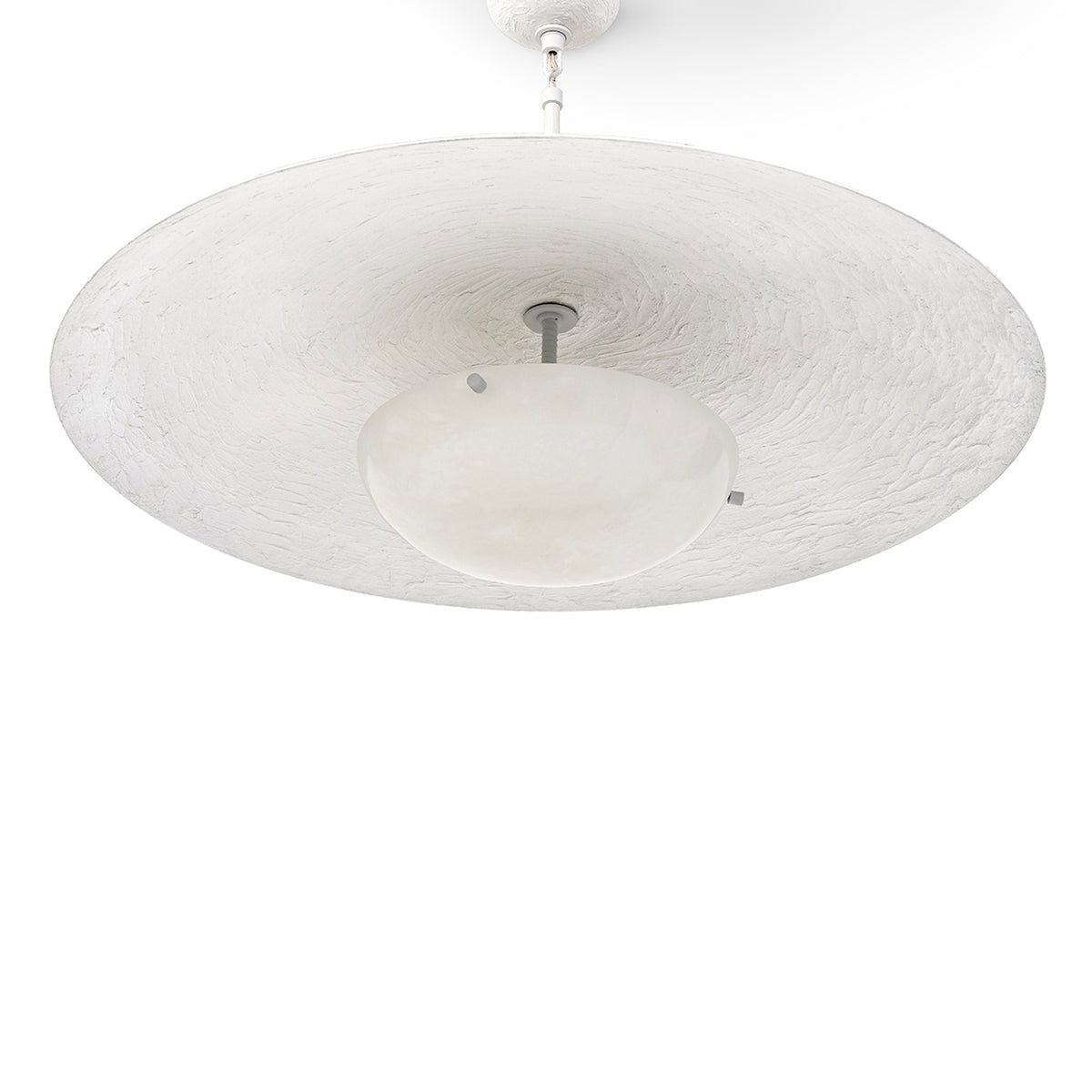 Palecek Capri Chandelier, Large - White - view 2