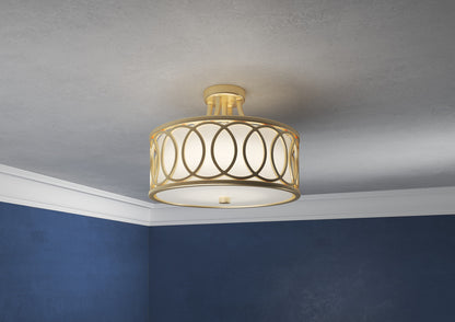 Semi-Flush Mts.-Crystorama-285