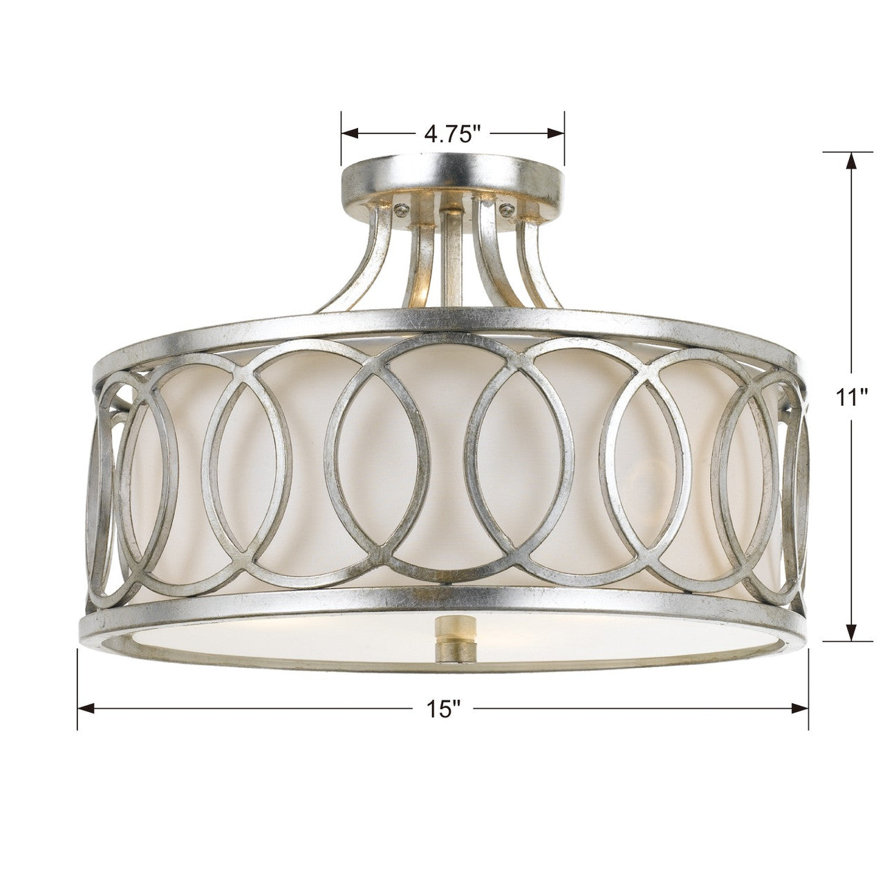 Semi-Flush Mts.-Crystorama-285