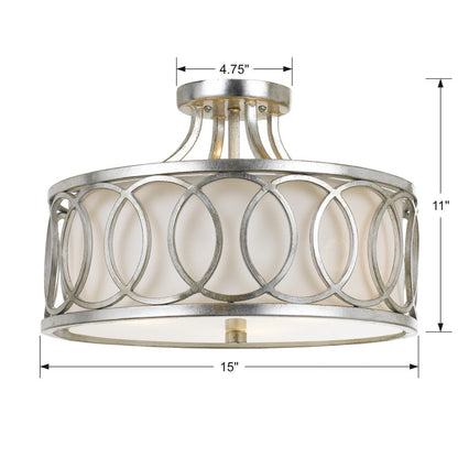 Semi-Flush Mts.-Crystorama-285