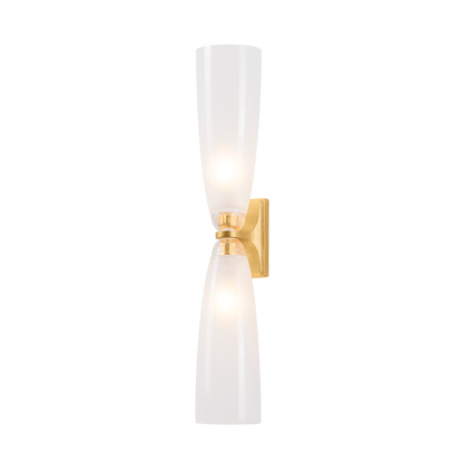Hudson Valley Ravenswood 2-Light Bath & Vanity Light Vintage Gold Leaf