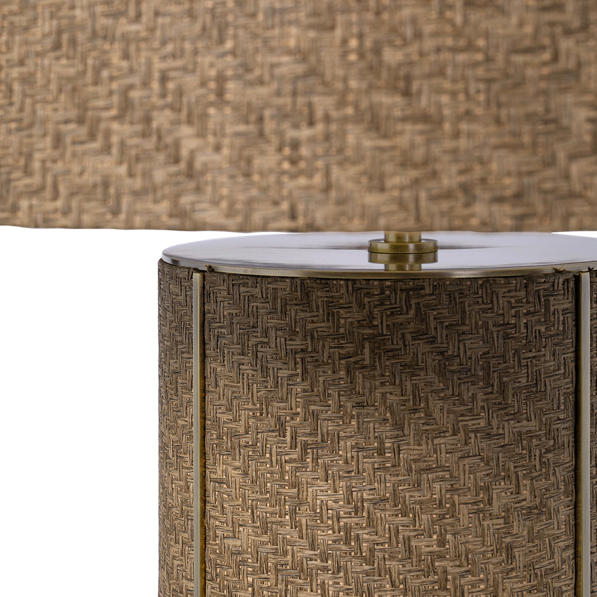 Palecek Bailey Floor Lamp - Warm Brown - view 2
