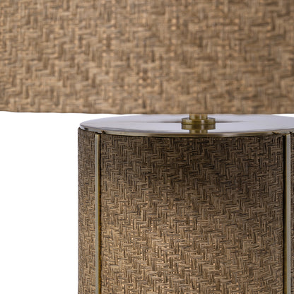 Palecek Bailey Floor Lamp - Warm Brown - view 2