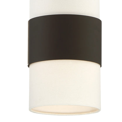 Crystorama Grayson Mini Pendant Polished Nickel
