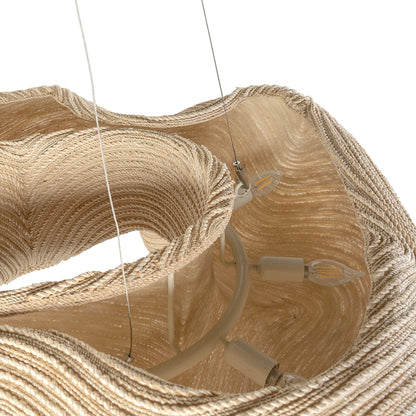 Palecek Ibiza Chandelier - Natural - view 3