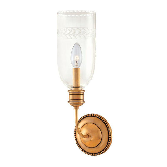 Hudson Valley Lafayette Wall Sconce Antique Brass