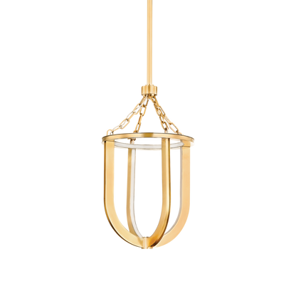 Hudson Valley Tournu 11.5" Lantern Aged Brass