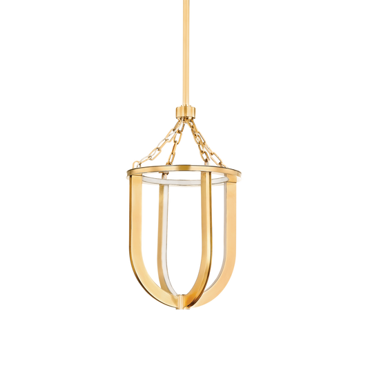 Hudson Valley Tournu 11.5" Lantern Aged Brass