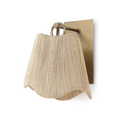 Palecek Seville Sconce - Antique Brass / Natural