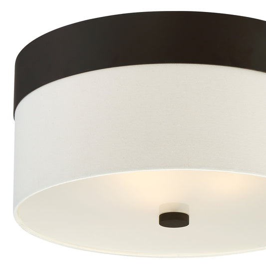 Crystorama Grayson Flush Mount Polished Nickel