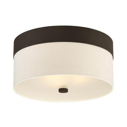Crystorama Grayson Flush Mount Dark Bronze