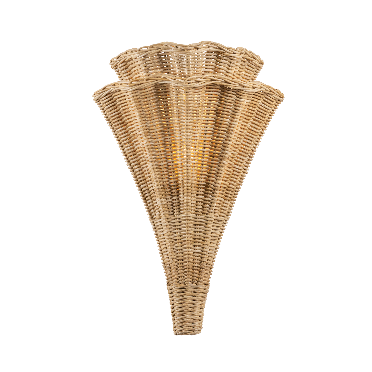 Hudson Valley Arverne 2-Light Wall Sconce Vintage Gold Leaf