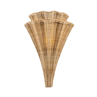 Hudson Valley Arverne 2-Light Wall Sconce Vintage Gold Leaf