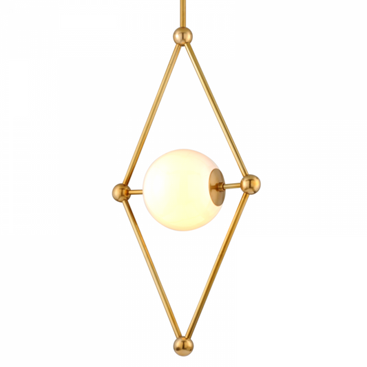 Corbett Bickley Pendant Brass