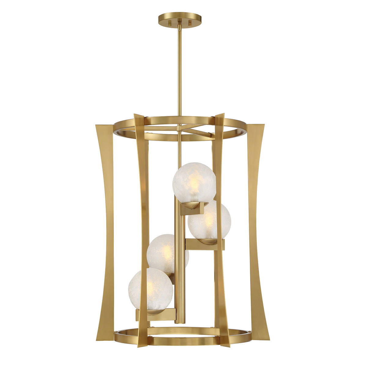 Savoy House Darien 4-Light Pendant - Warm Brass