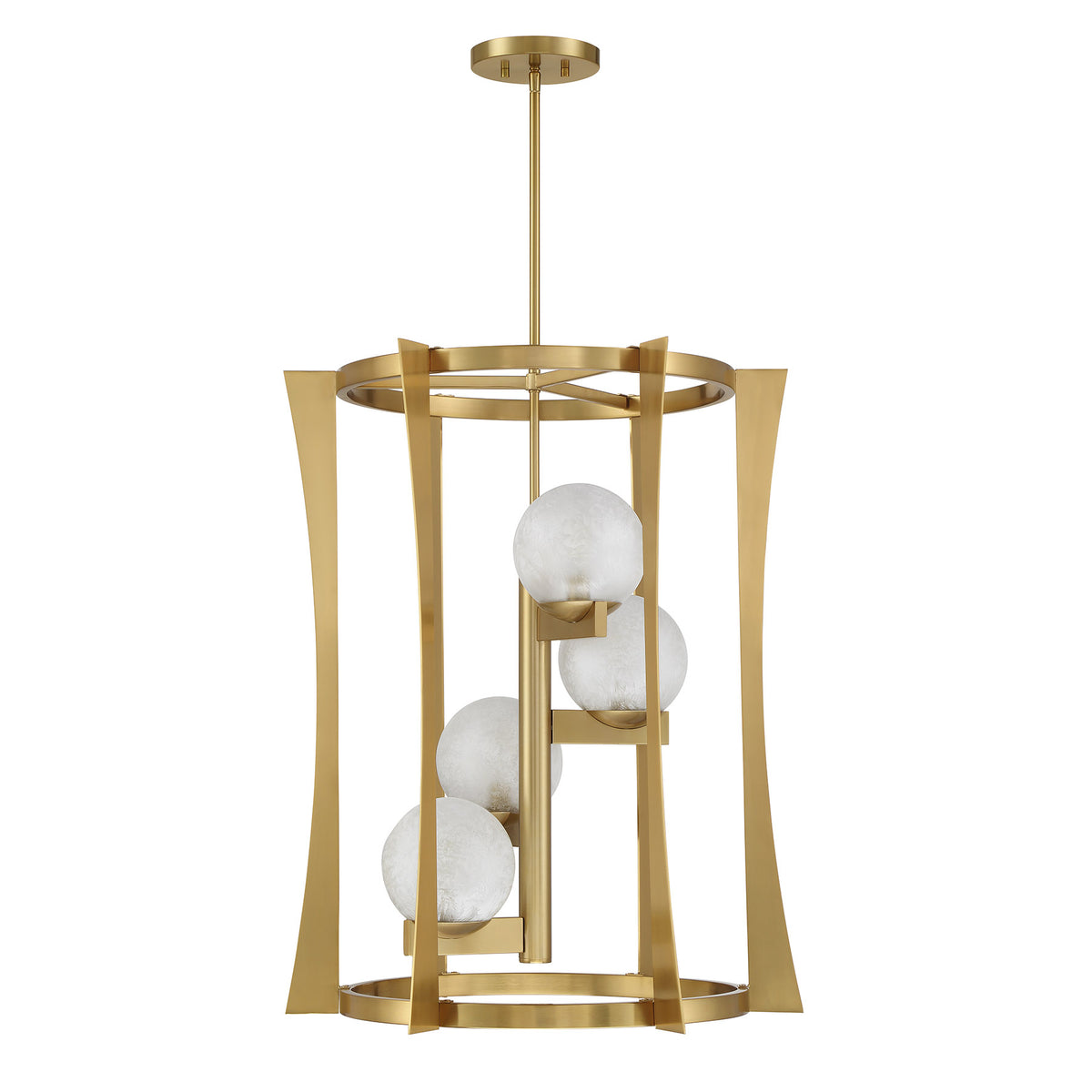 Savoy House Darien 4-Light Pendant - Warm Brass, view 3