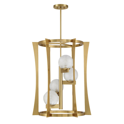 Savoy House Darien 4-Light Pendant - Warm Brass, view 3