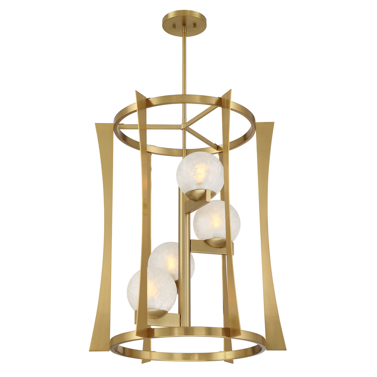 Savoy House Darien 4-Light Pendant - Warm Brass, view 4
