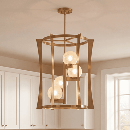 Savoy House Darien 4-Light Pendant - Warm Brass, view 2