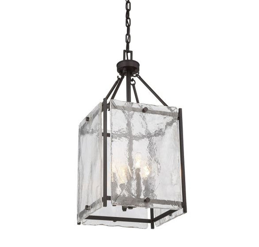 Glenwood 4-Light Pendant in English Bronze