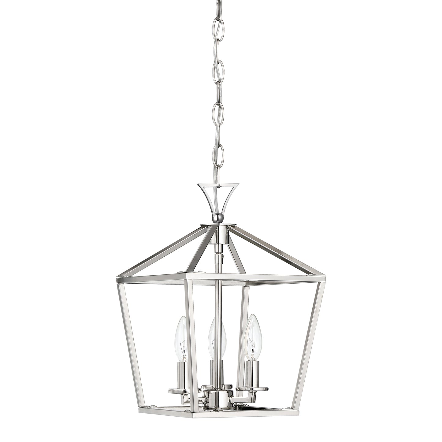 Townsend 3-Light Pendant in Polished Nickel