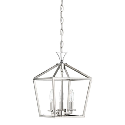 Townsend 3-Light Pendant in Polished Nickel