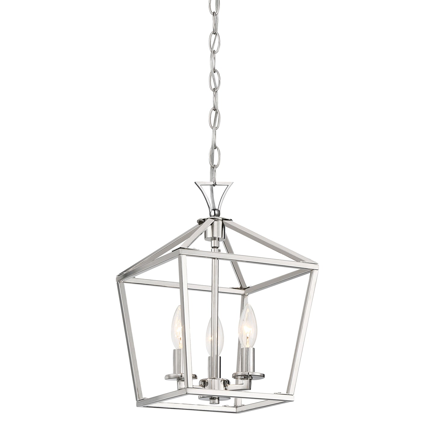 Townsend 3-Light Pendant in Polished Nickel