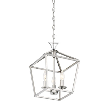 Townsend 3-Light Pendant in Polished Nickel