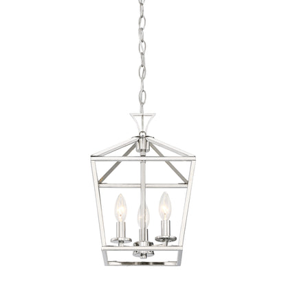 Townsend 3-Light Pendant in Polished Nickel