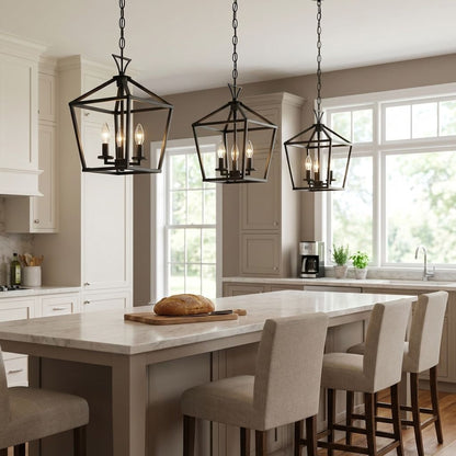 Townsend 3-Light Pendant in Polished Nickel