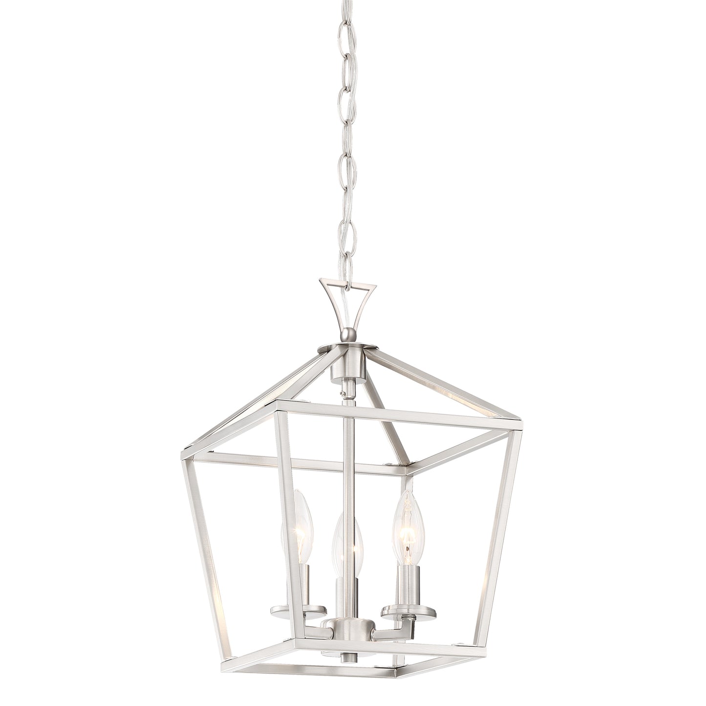 Townsend 3-Light Pendant in Polished Nickel