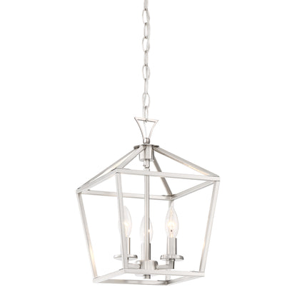 Townsend 3-Light Pendant in Polished Nickel