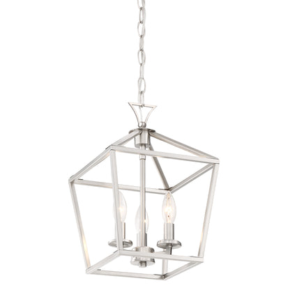 Townsend 3-Light Pendant in Polished Nickel