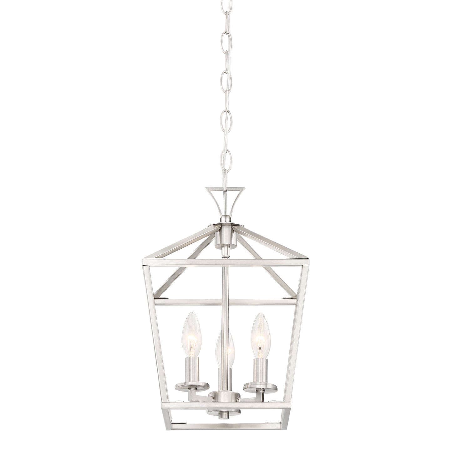 Townsend 3-Light Pendant in Polished Nickel