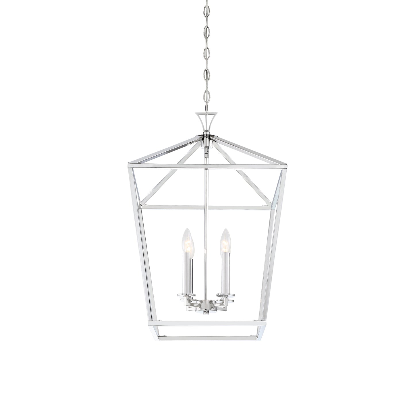 Townsend 4-Light Pendant in Polished Nickel