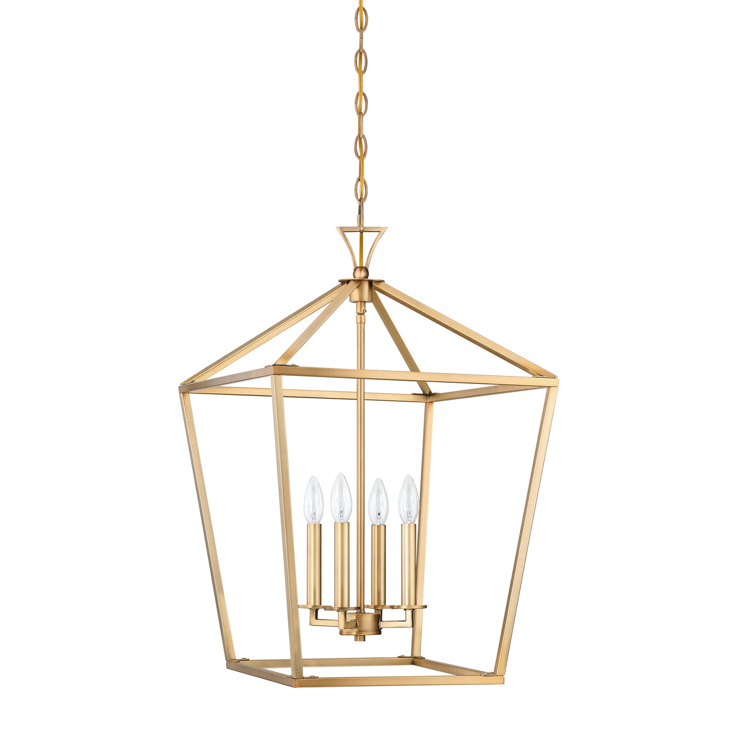 Townsend 4-Light Pendant in Polished Nickel