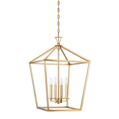 Townsend 4-Light Pendant in Polished Nickel
