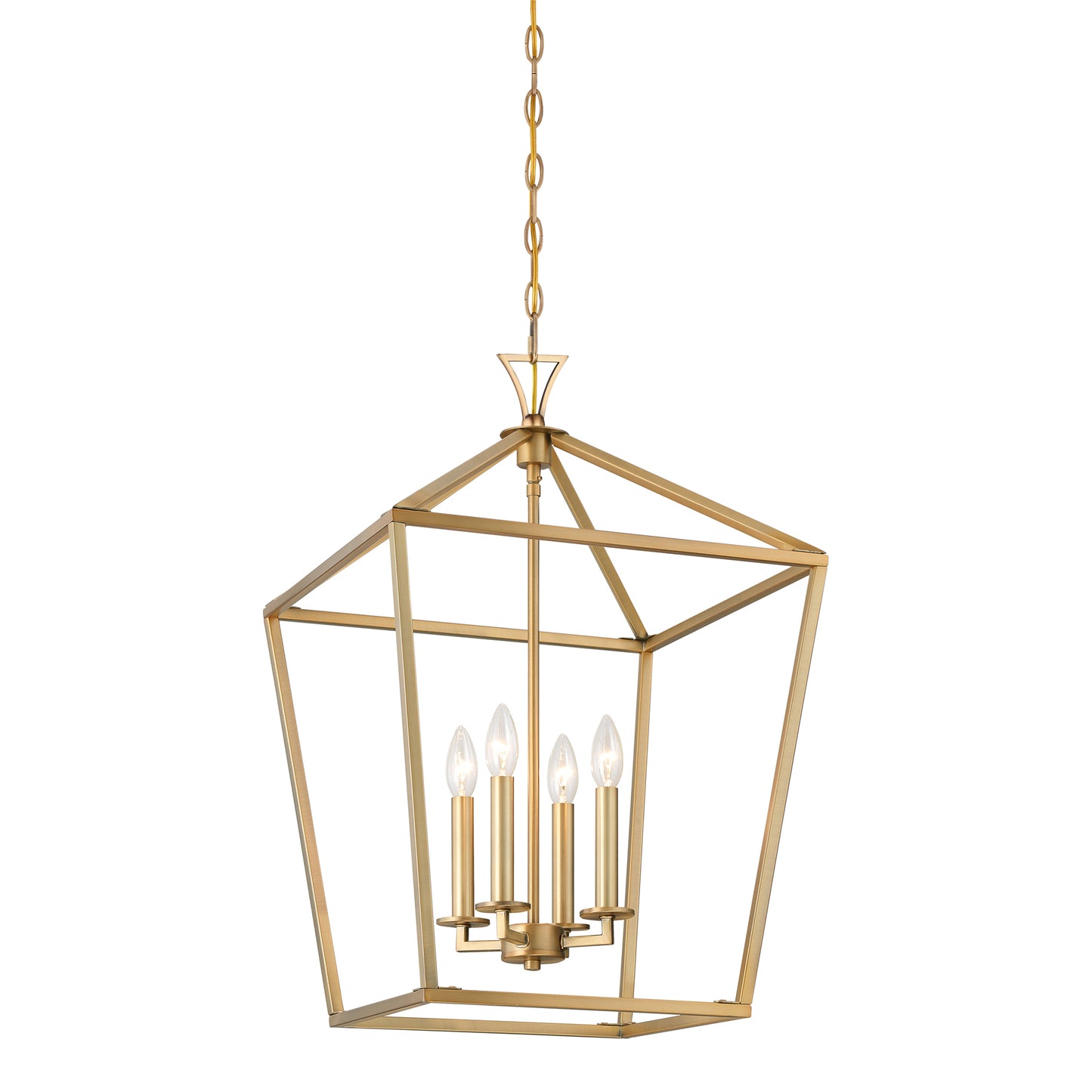 Townsend 4-Light Pendant in Polished Nickel