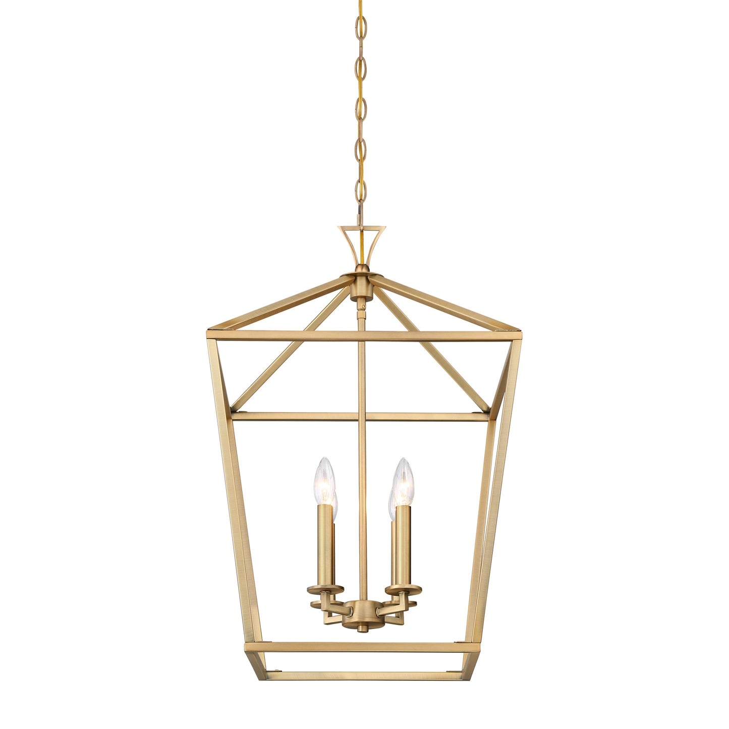Townsend 4-Light Pendant in Polished Nickel