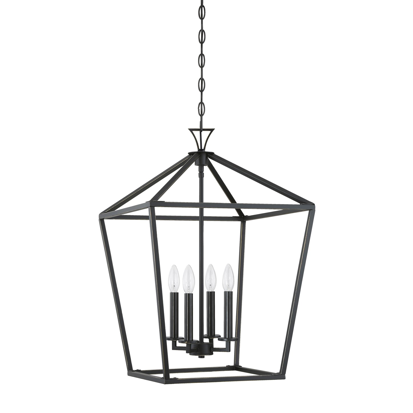 Townsend 4-Light Pendant in Polished Nickel