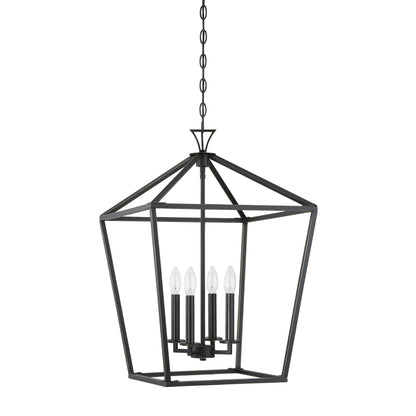 Townsend 4-Light Pendant in Polished Nickel