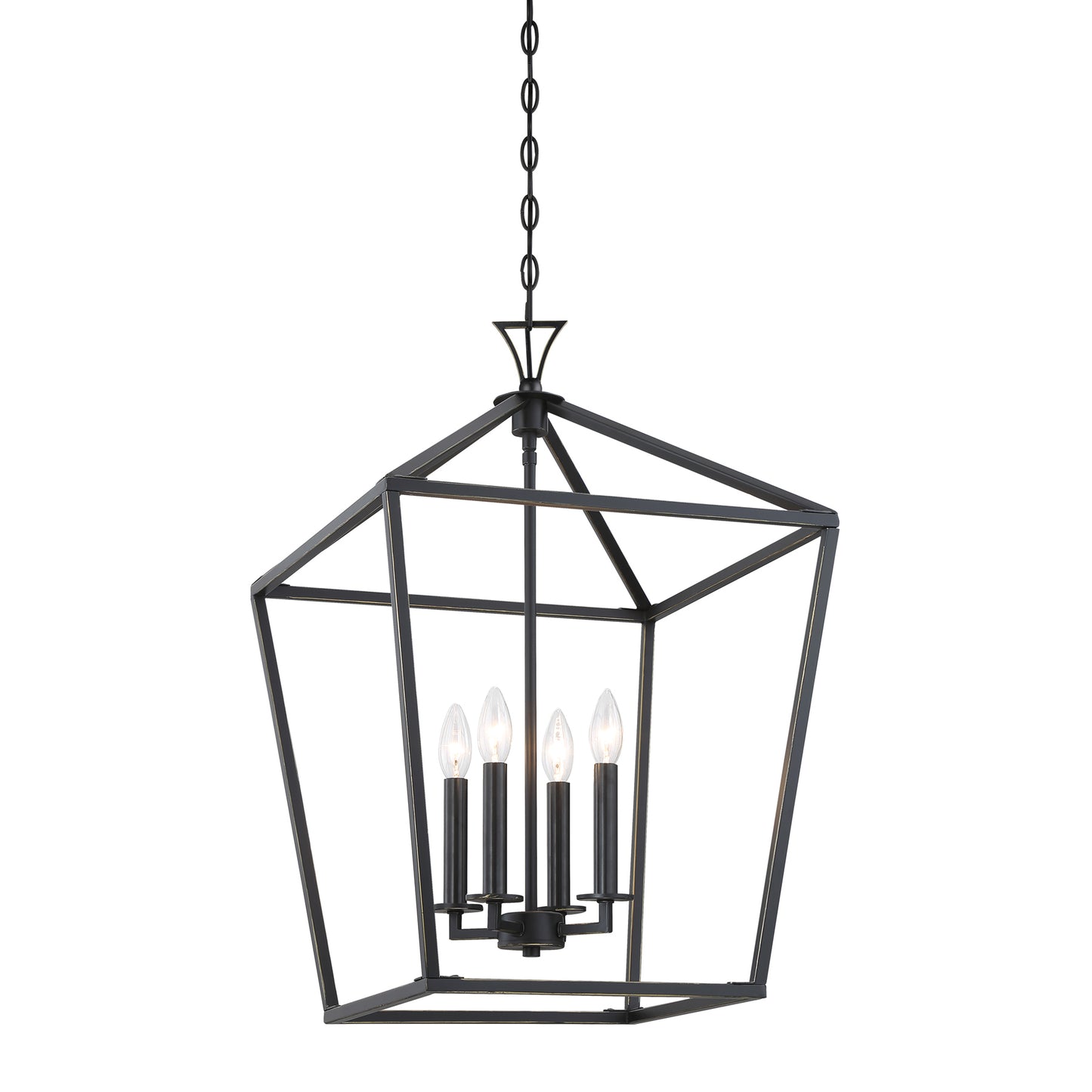 Townsend 4-Light Pendant in Polished Nickel