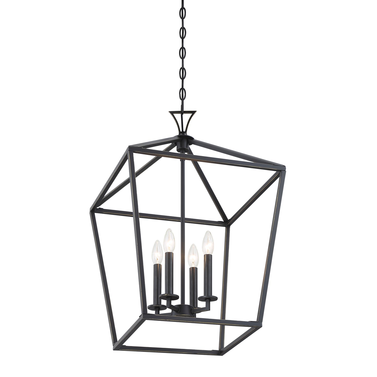Townsend 4-Light Pendant in Polished Nickel