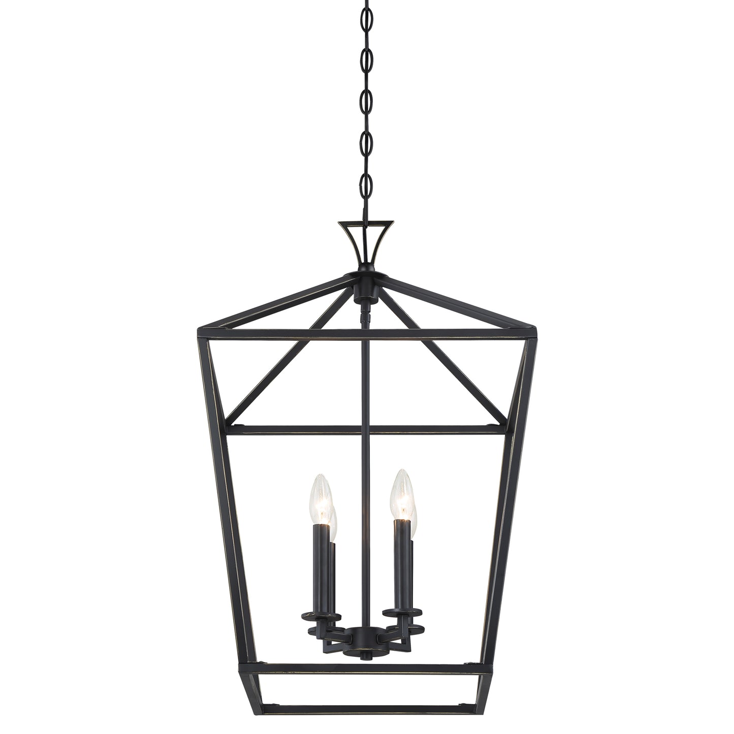Townsend 4-Light Pendant in Polished Nickel