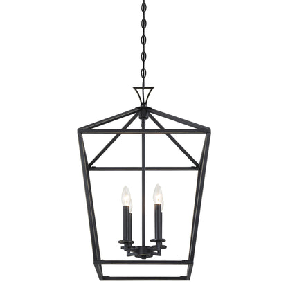 Townsend 4-Light Pendant in Polished Nickel