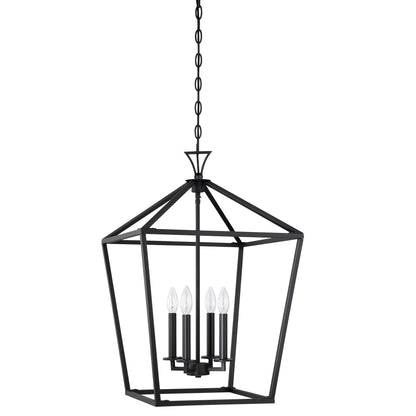 Townsend 4-Light Pendant in Polished Nickel