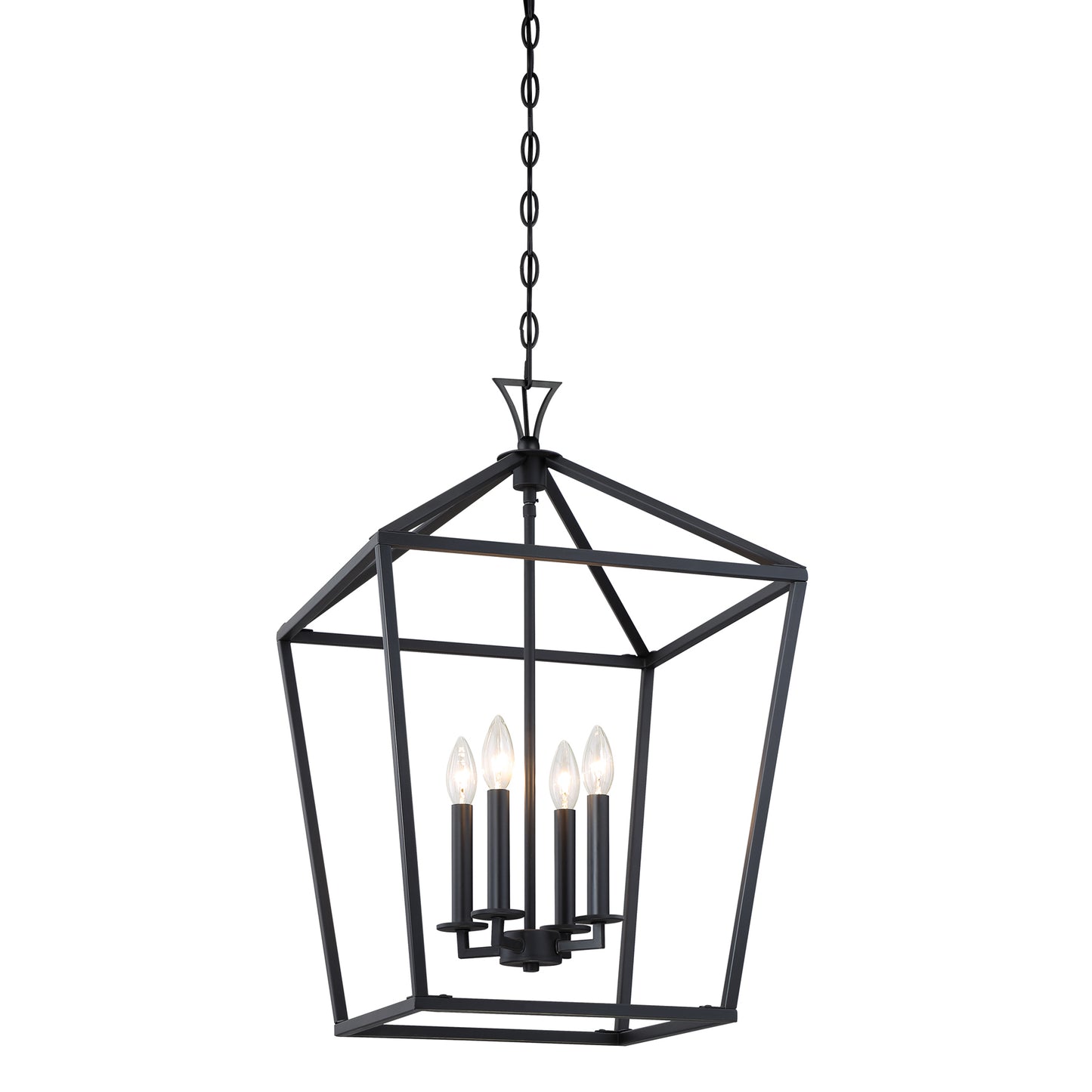 Townsend 4-Light Pendant in Polished Nickel