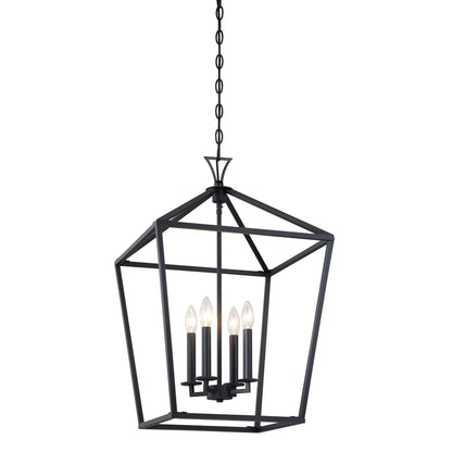 Townsend 4-Light Pendant in Polished Nickel