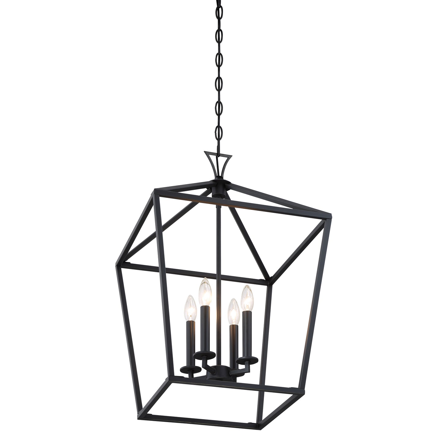 Townsend 4-Light Pendant in Polished Nickel
