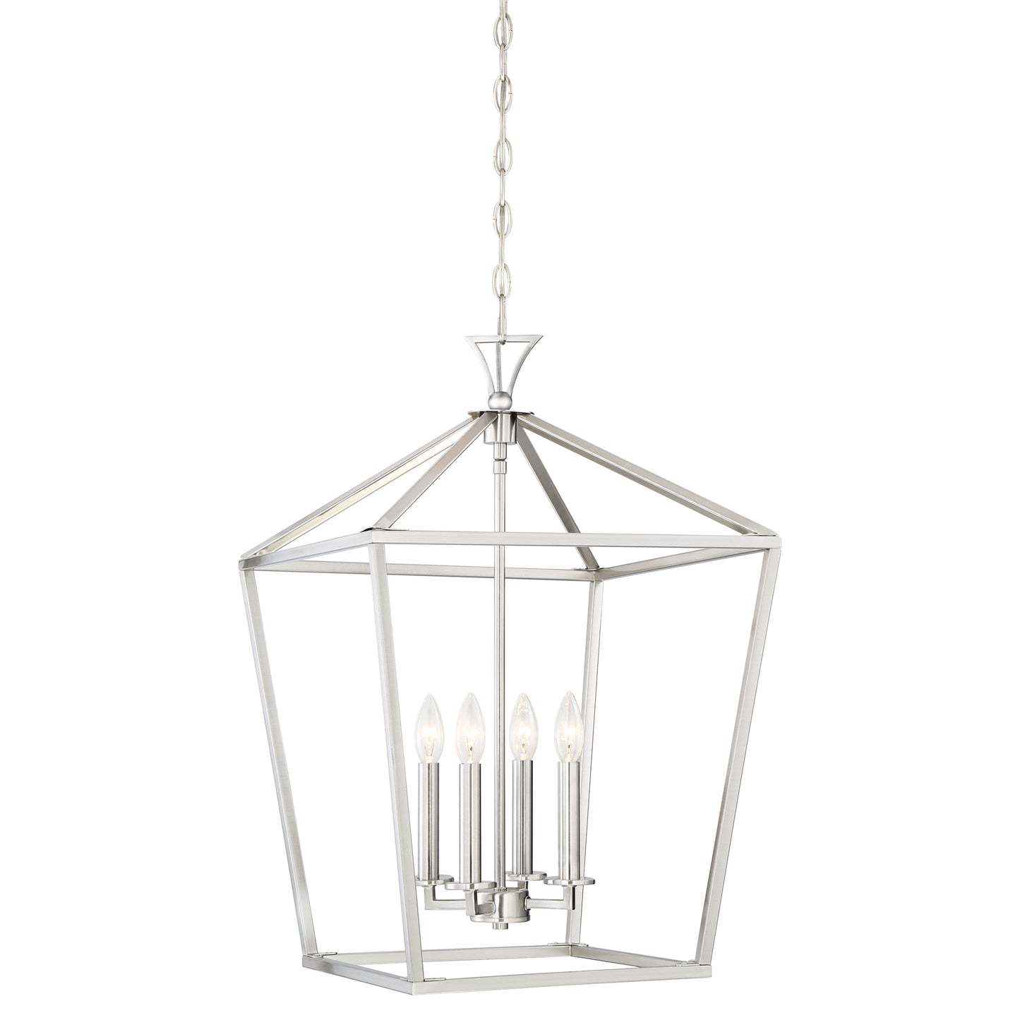 Townsend 4-Light Pendant in Polished Nickel